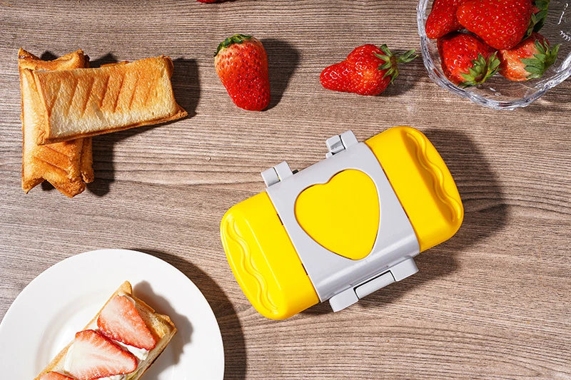 Microwave sandwich breakfast machine, compact design, can make sandwiches, breakfast toast, hot dogs - including recipe books