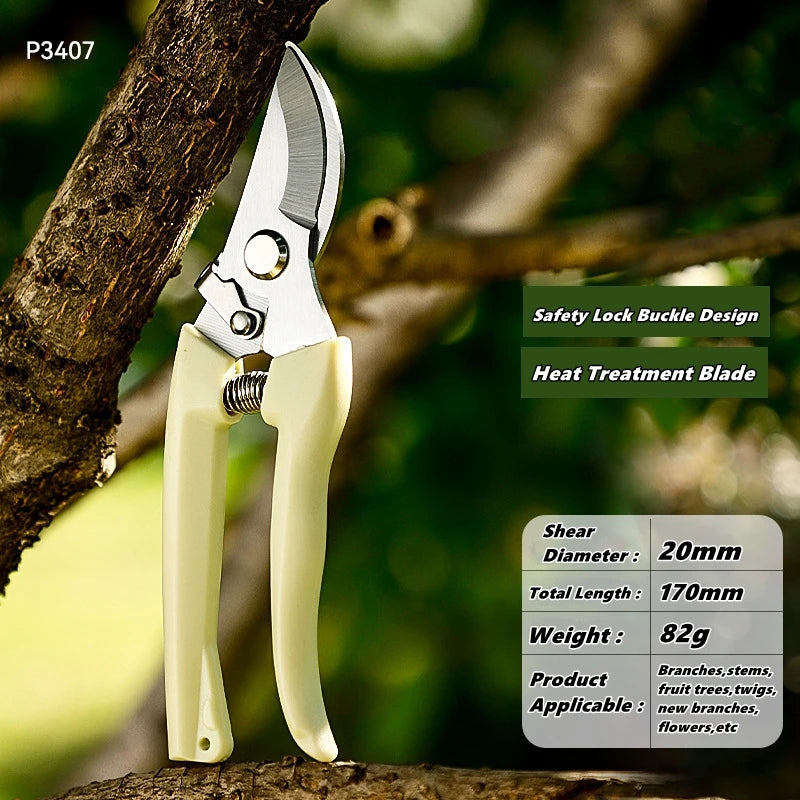 Labor-Saving Gardening Pruning Trees Cut Pruning Shears SK-5 Blade Scissors for Bonsai/Fruit Tree/Flowers/Branches Garden Pruner